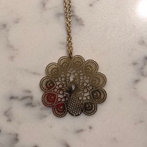 Peacock Pendant Necklace